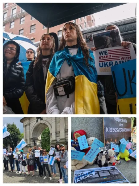🖼 👧🏼✊ В 25 странах мира прошли акции в поддержку украинских детей, организованн…