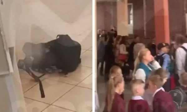 🎬 Пауэрбанк взорвался в рюкзаке школьницы в Петербурге. Девочка чудом не пострад…