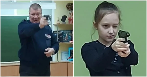 🖼 🚑В Великом Новгороде четвероклассников научили стрелять из пистолета Макаро…