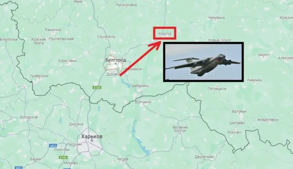 🎬🖼 🤔Упавший под Белгородом Ил-76 летел от границы с Украиной, а не к ней, пишут «В…